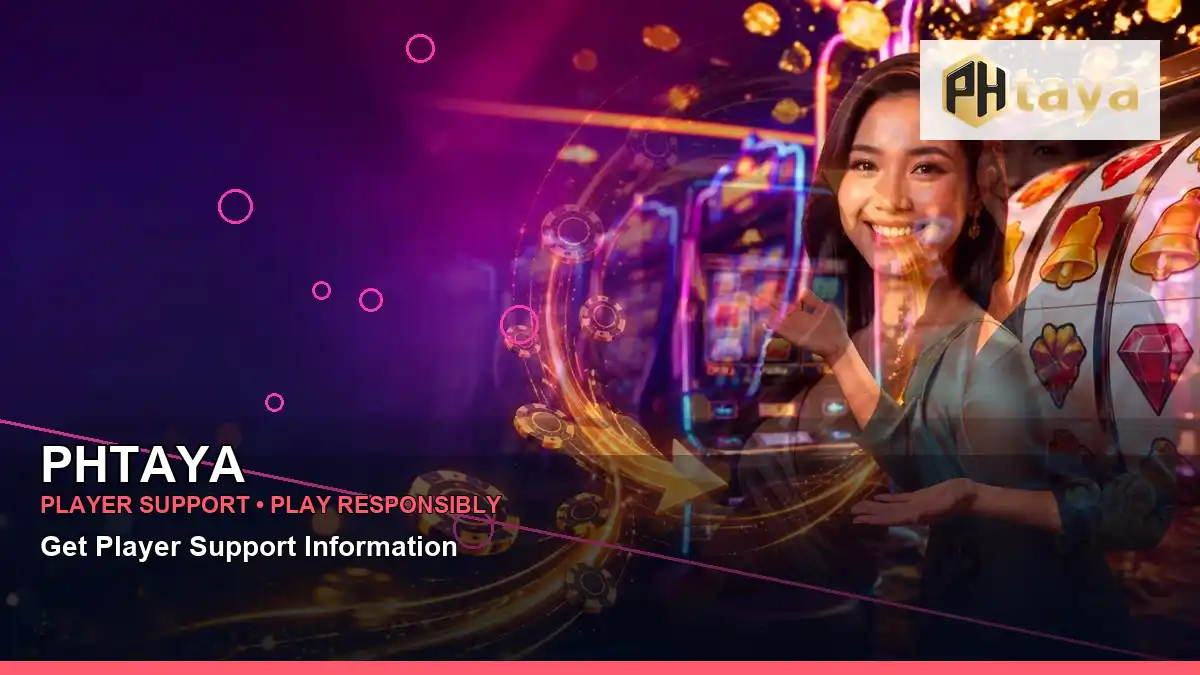 PHTAYA neon jackpot slot games featuring an adult Filipina casino host with a wide-action composition