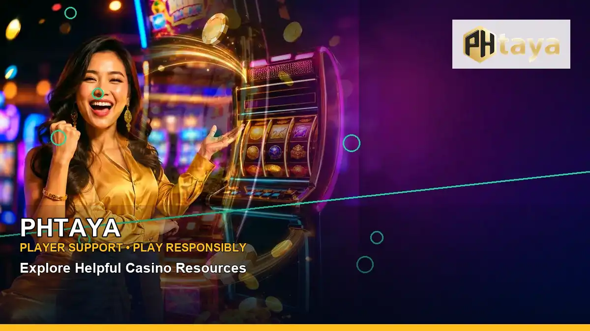 PHTAYA left close-up play phone mobile casino games highlighting mobile-friendly casino play